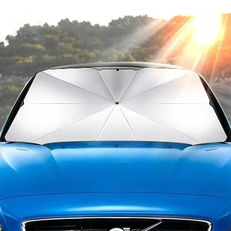 مظلة قابلة للطي لحماية زجاج ال - مراجعة Windshield Sun Shade وسعره