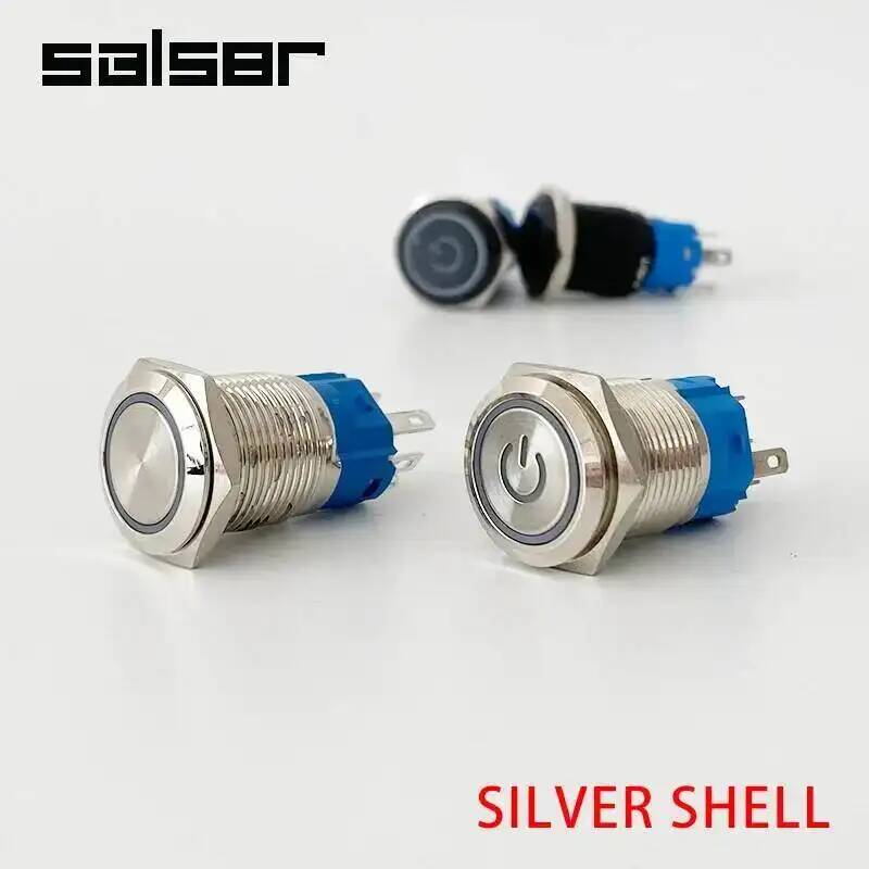 زر ضغط معدني مقاوم للماء 19 مم - مراجعة Car Led Light وسعره
